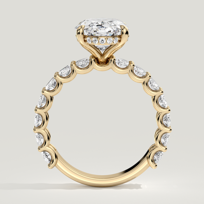 Elora lab-grown diamond engagement ring