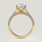 Aurora engagement ring - Yellow Gold